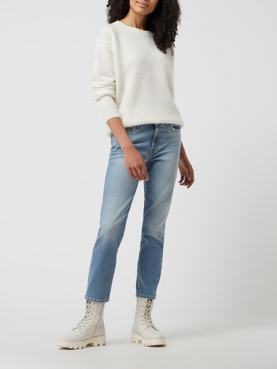 7 For All Mankind Skinny Fit Ankle Cut Jeans mit Modal-Anteil Modell 'Roxanne' Hellblau 1