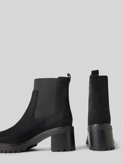 Tommy Hilfiger Lederboots mit Logo-Applikation Black 2