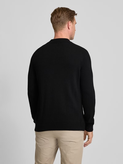 JOOP! Collection Gebreide pullover met kasjmier en ronde hals Zwart - 5