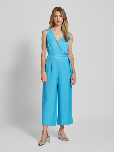 s.Oliver BLACK LABEL Jumpsuit in Wickel-Optik Hellblau 4