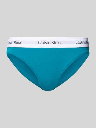 Calvin Klein Underwear Figi z elastycznym pasem z logo Morski 1