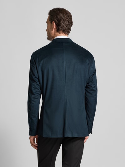 Christian Berg Men Regular Fit Sakko mit Pattentaschen Petrol 5