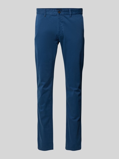 BOSS Orange Slim Fit Chino mit Gürtelschlaufen Royal 2