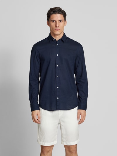 Tom Tailor Regular Fit Freizeithemd aus Chambray Marine 4