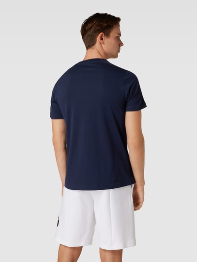 ADIDAS SPORTSWEAR T-Shirt mit Kontraststreifen Marine 5