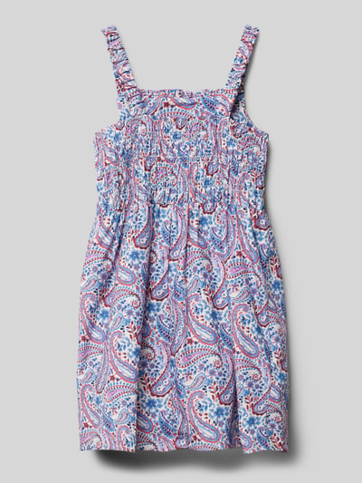 Mango Kleid mit Paisley-Muster Modell 'emily' Blau 3