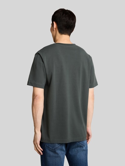 Tom Tailor Relaxed Fit T-Shirt aus Baumwoll-Mix Oliv 5