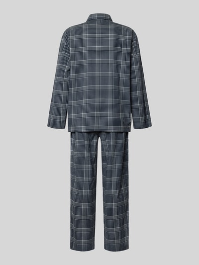 BOSS Piżama o kroju regular fit w pudełku prezentowym model ‘CHRIS’ Granatowy 3