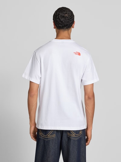 The North Face T-shirt met motiefprint model 'MOUNTAIN PLAY' Wit - 5