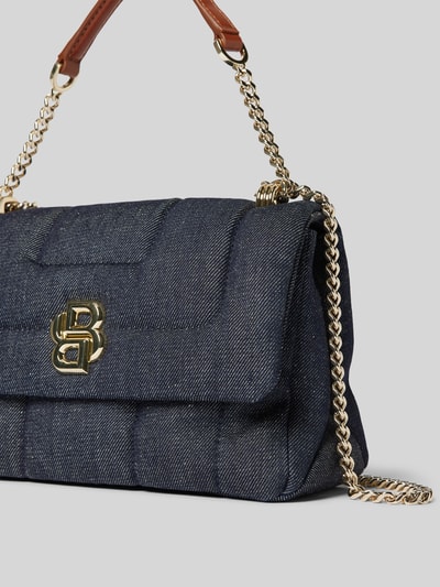 BOSS Torebka na ramię z czystego denimu bawełnianego model ‘STYLE B_ICON’ Jeansowy niebieski 3