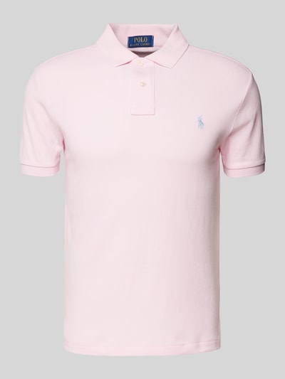 Polo Ralph Lauren Poloshirt mit Label-Stitching Rosa 2