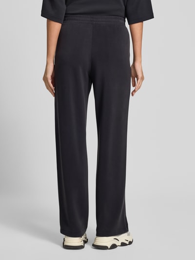 Jake*s Casual Hose aus Modal-Mix mit elastischem Bund Black 5