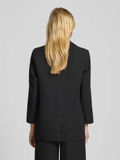 Only Relaxed fit lange blazer met viscose, model 'HATTIE-LANA' Zwart - 5