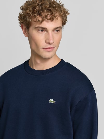 Lacoste Regular Fit Sweatshirt aus Baumwoll-Mix Marine 3