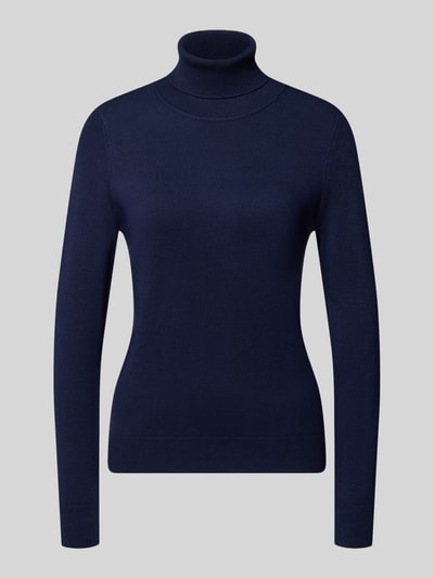 Christian Berg Woman Longsleeve mit Rollkragen Dunkelblau 1