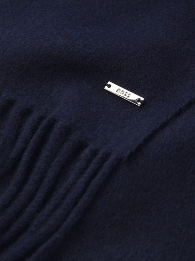 BOSS Sjaal van puur kasjmier, model 'PYETRO_30*190' Donkerblauw - 3