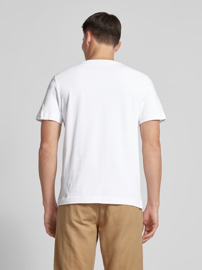 Tom Tailor T-Shirt mit Label-Print Weiss 5