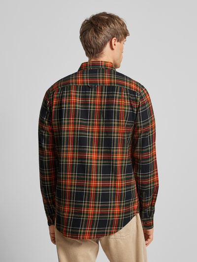 Superdry Slim fit vrijetijdsoverhemd met labelpatch, model 'Lumberjack' Zwart - 5