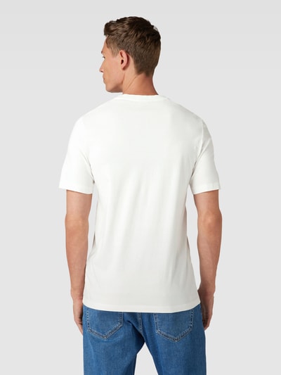 s.Oliver RED LABEL T-Shirt aus Baumwolle mit Label-Patch Weiss 5