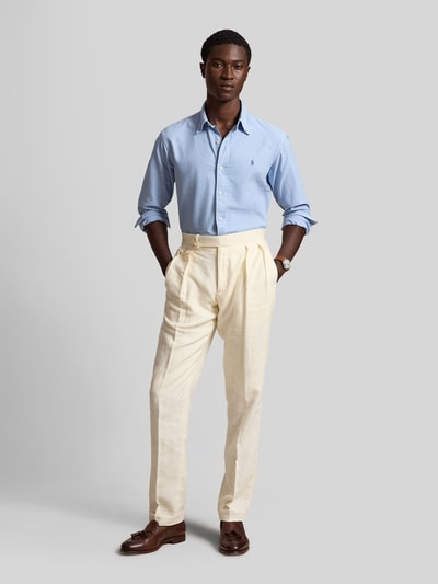 Polo Ralph Lauren Custom Fit Freizeithemd aus reiner Baumwolle Jeansblau 1