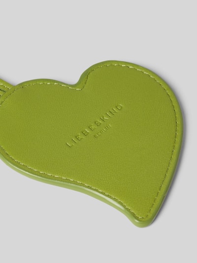 Productfoto, groen hartvormig Taschenanhänger met spiegel model HEART MIRROR PENDANT van LIEBESKIND BERLIN voor dames