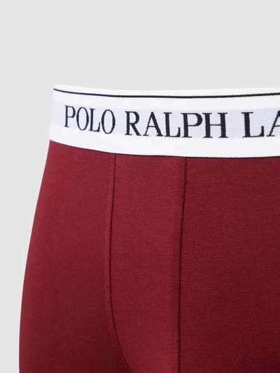 Polo Ralph Lauren Underwear Boxershorts mit elastischem Logo-Bund im 3er-Pack Bordeaux 2