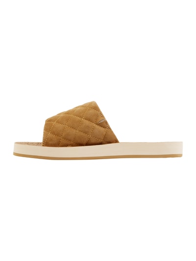 Gant Slippers van geitenleer, model 'Flatville' Cognac - 4