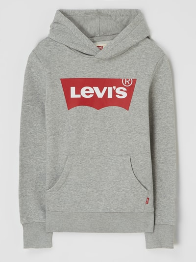 Levi’s® Kids Hoodie met logoprint  Middengrijs gemêleerd - 1