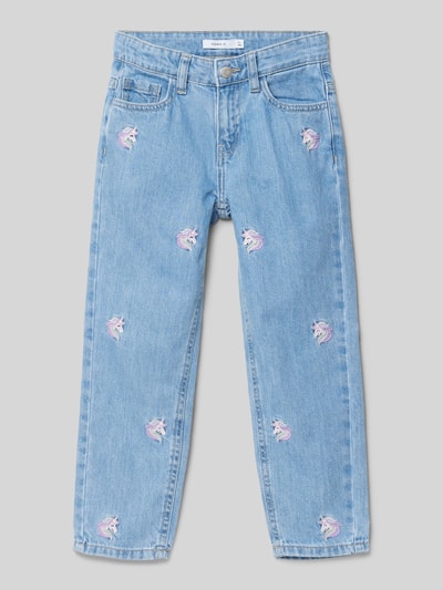 Name It Regular Fit Jeans mit Bio-Baumwoll-Anteil Modell 'BELLA' Hellblau 1
