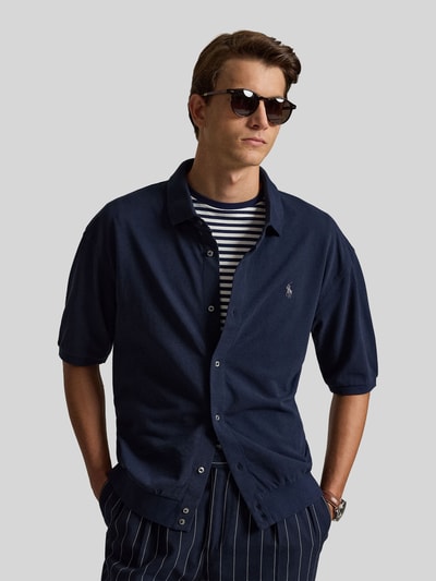 Polo Ralph Lauren Koszula casualowa o kroju regular fit z czystej bawełny Granatowy 4