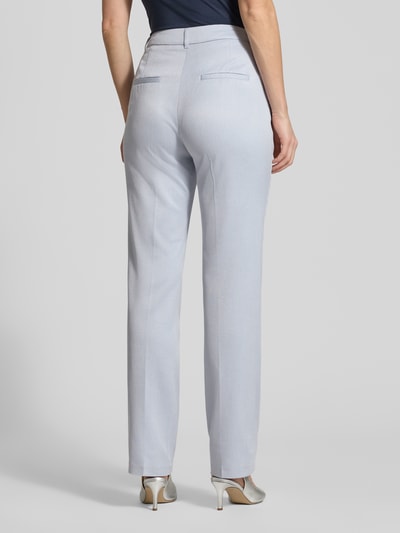 s.Oliver BLACK LABEL Regular Fit Weite Hose aus Viskose-Mix Bleu 5