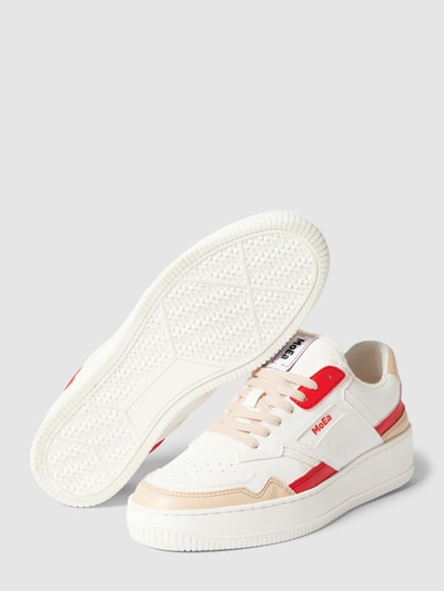 MoEa Sneakersy z elementami w kontrastowym kolorze model ‘Apple Tricolor’ Czerwony 4