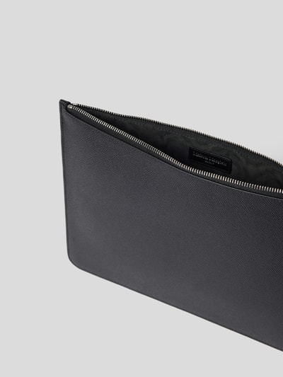 Maison Margiela Aktentasche mit Kontrastnähten Schwarz 3