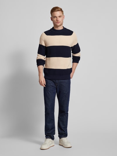 Tommy Hilfiger Strickpullover mit Raglanärmeln Marine 1