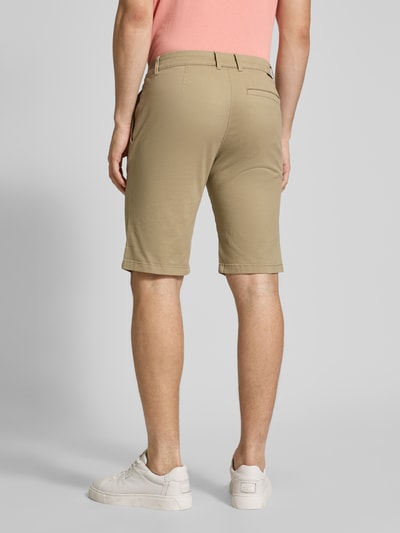 Tom Tailor Slim Fit Chinoshorts aus Baumwoll-Mix Mittelbraun 5