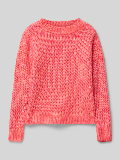 Only Pullover aus Grobstrick Modell 'LONE' Fuchsia 1