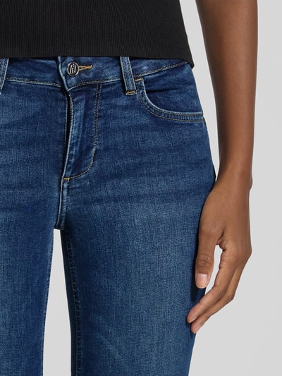 Liu Jo White Jeansy o kroju skinny fit z 5 kieszeniami model ‘MONROE’ Jeansowy niebieski 3