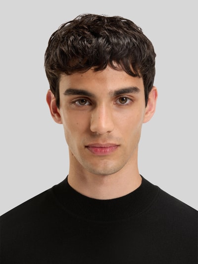 HUGO Regular Fit Pullover aus Viskose-Mix Modell 'San Marc-CV' Black 3