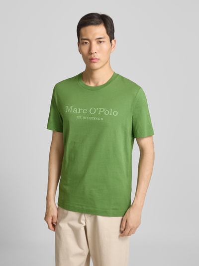 Marc O'Polo Regular Fit T-Shirt aus reiner Baumwolle Gruen 4