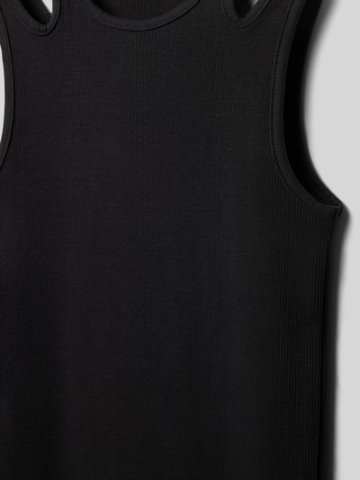 s.Oliver RED LABEL Eng anliegendes Minikleid aus Baumwoll-Mix Black 2