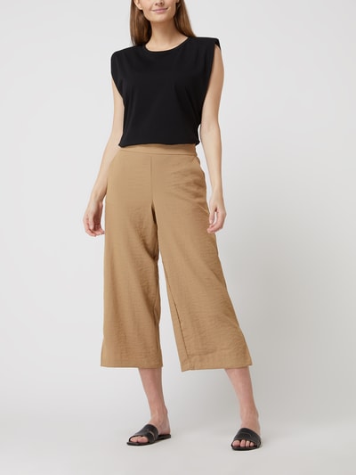 Vila Culotte aus Viskosemischung Modell 'Linea'  Camel 1