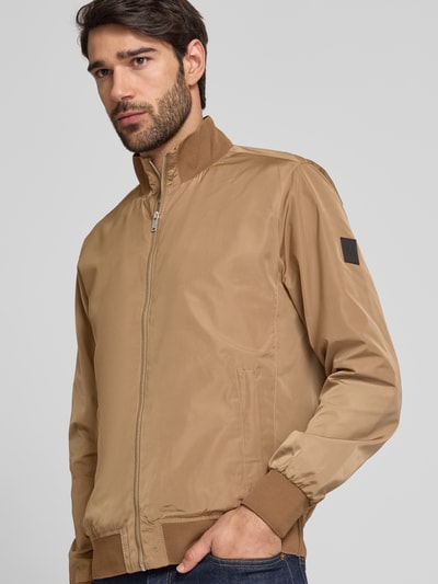 Matinique Blouson met strookzakken, model 'hardron' Lichtbruin - 3