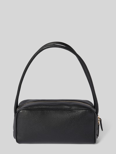 Abro Schoudertas met logo-applicatie, model 'Amira' Zwart - 4