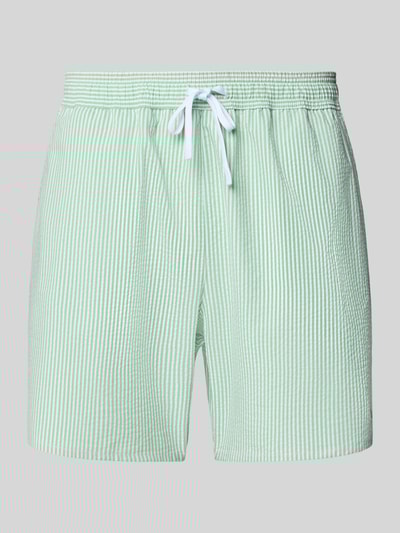 Lacoste Badehose mit elastischem Bund Gruen 1