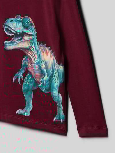 s.Oliver RED LABEL Regular fit shirt met lange mouwen van puur katoen Bordeaux - 2