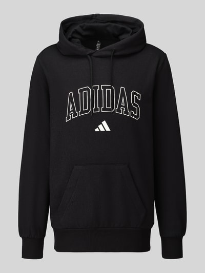 adidas Sportswear Hoodie mit Logo-Schriftzug Modell 'M COLLEGIATE HD' Black 2