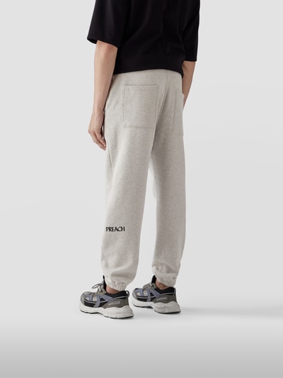 Preach Sweathose mit Zierpaspeln Mittelgrau meliert 5