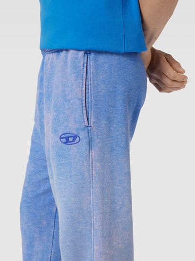 Diesel Sweatpants in melierter Optik Bleu Melange 3