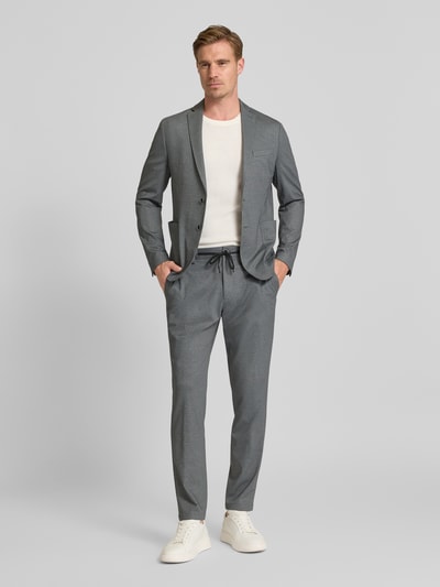 s.Oliver BLACK LABEL Slim Fit Anzughose aus Jersey Hellgruen 1