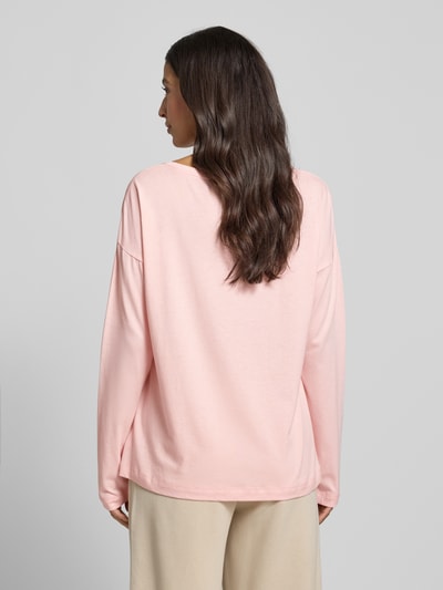 LASCANA Shirt met lange mouwen en statementprint Roze - 5